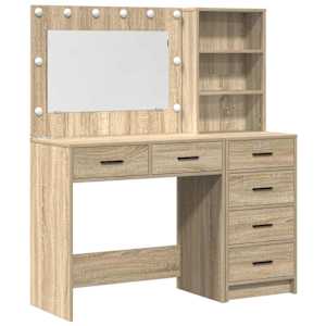 Kosmetický stůl Hnědá 78.5 x 41 x 135 cm Kompozitní dřevo - obrázek 2
