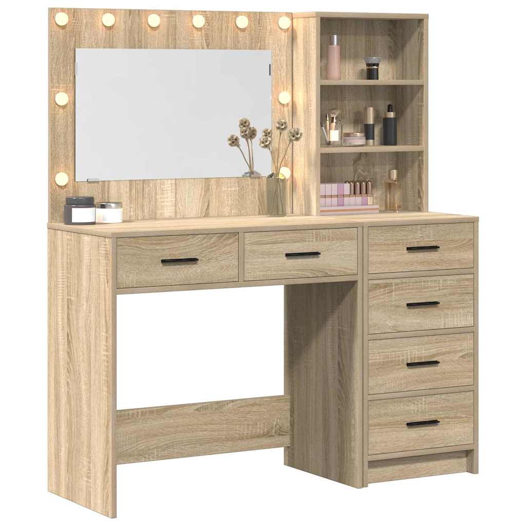 vidaXL Plafondtafel met lade Bruin 78.5 x 41 x 135 cm Bewerkt hout