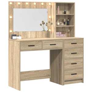 Kosmetický stůl Hnědá 78.5 x 41 x 135 cm Kompozitní dřevo - obrázek 3