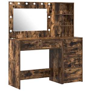 Kosmetický stůl Hnědá 78.5 x 41 x 135 cm Kompozitní dřevo - obrázek 2
