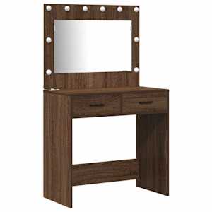 Kosmetický stůl Hnědá 78.5 x 41 x 135 cm Kompozitní dřevo - obrázek 6