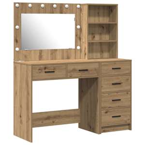 Kosmetický stůl Hnědá 78.5 x 41 x 135 cm Kompozitní dřevo - obrázek 2