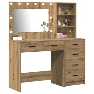 Kosmetický stůl Hnědá 78.5 x 41 x 135 cm Kompozitní dřevo - obrázek 3