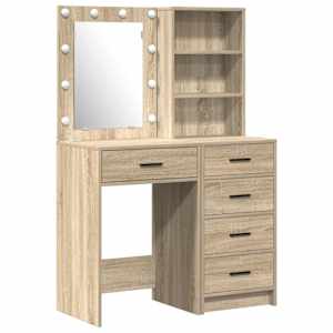 vidaXL Riietumislaud 2 tk Pruun 50 x 41 x 135 cm Tehispuit