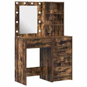 vidaXL Riietumislaud 2 tk Pruun 50 x 41 x 135 cm Tehispuit
