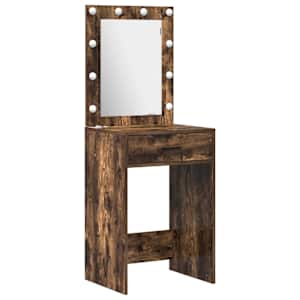 Kosmetický stůl 2 pcs Hnědá 50 x 41 x 135 cm Kompozitní dřevo - obrázek 5