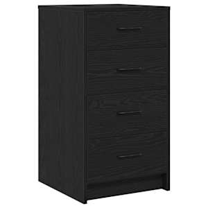 Kosmetický stůl 3 pcs Černá 40 x 41 x 135 cm Kompozitní dřevo - obrázek 7