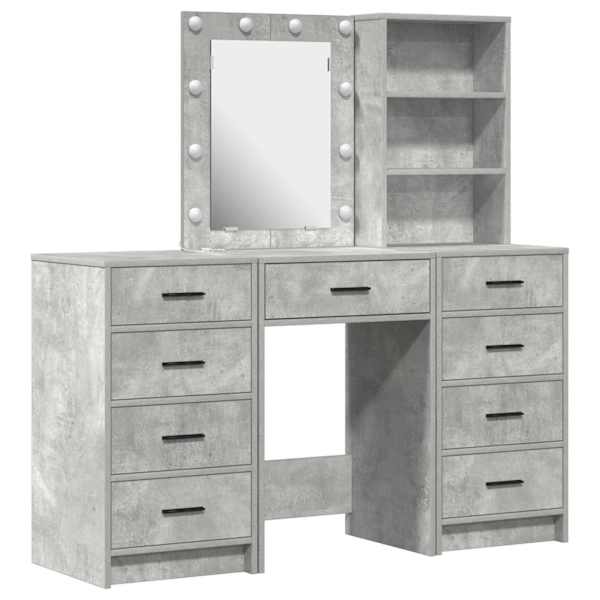 vidaXL Riietumislaud 3 tk Hall 40 x 41 x 135 cm Tehispuit