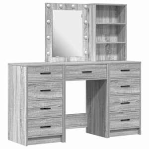 vidaXL Riietumislaud 3 tk Hall 40 x 41 x 135 cm Tehispuit