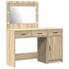 vidaXL Riietumislaud 2 tk Pruun 40 x 41 x 75 cm Tehispuit