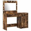 vidaXL Riietumislaud 2 tk Pruun 40 x 41 x 75 cm Tehispuit