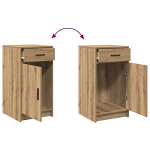 Kosmetický stůl 2 pcs Hnědá 40 x 41 x 75 cm Kompozitní dřevo - obrázek 13