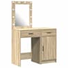 vidaXL Riietumislaud 2 tk Pruun 50 x 41 x 135 cm Tehispuit