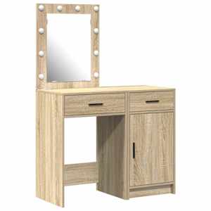 vidaXL Riietumislaud 2 tk Pruun 50 x 41 x 135 cm Tehispuit