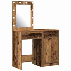 vidaXL Riietumislaud 2 tk Pruun 50 x 41 x 135 cm Tehispuit