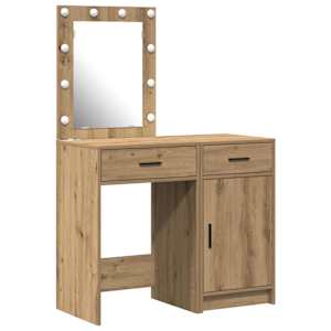 vidaXL Riietumislaud 2 tk Pruun 50 x 41 x 135 cm Tehispuit