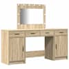 vidaXL Riietumislaud 3 tk Pruun 78,5 x 41 x 135 cm Tehispuit