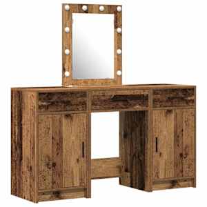 vidaXL Riietumislaud Pruun 50 x 41 x 135 cm Tehispuit