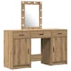 vidaXL Riietumislaud Pruun 50 x 41 x 135 cm Tehispuit