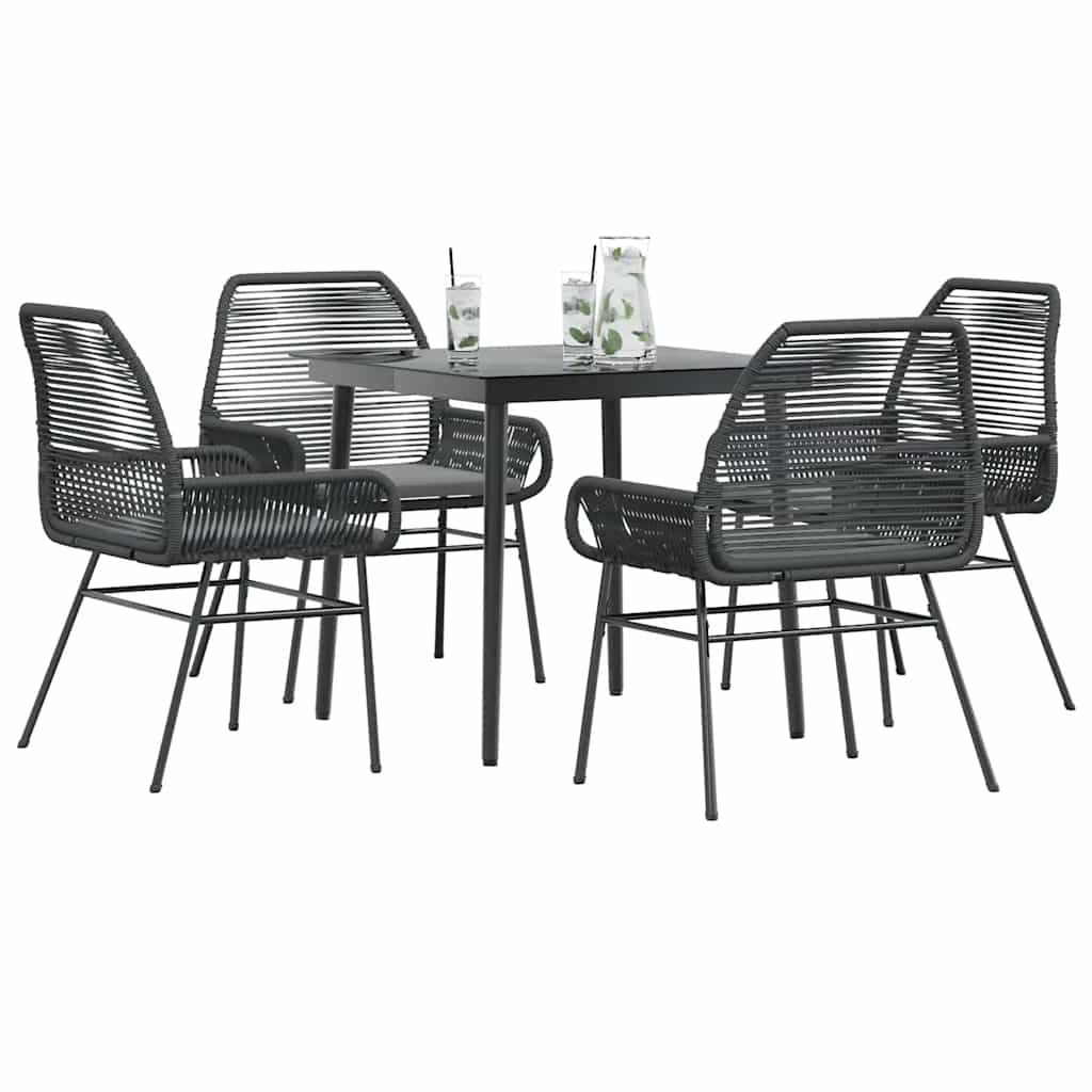 TopSellers-Garden Dining Set - 5 Piece Outdoor Furniture with Cushions