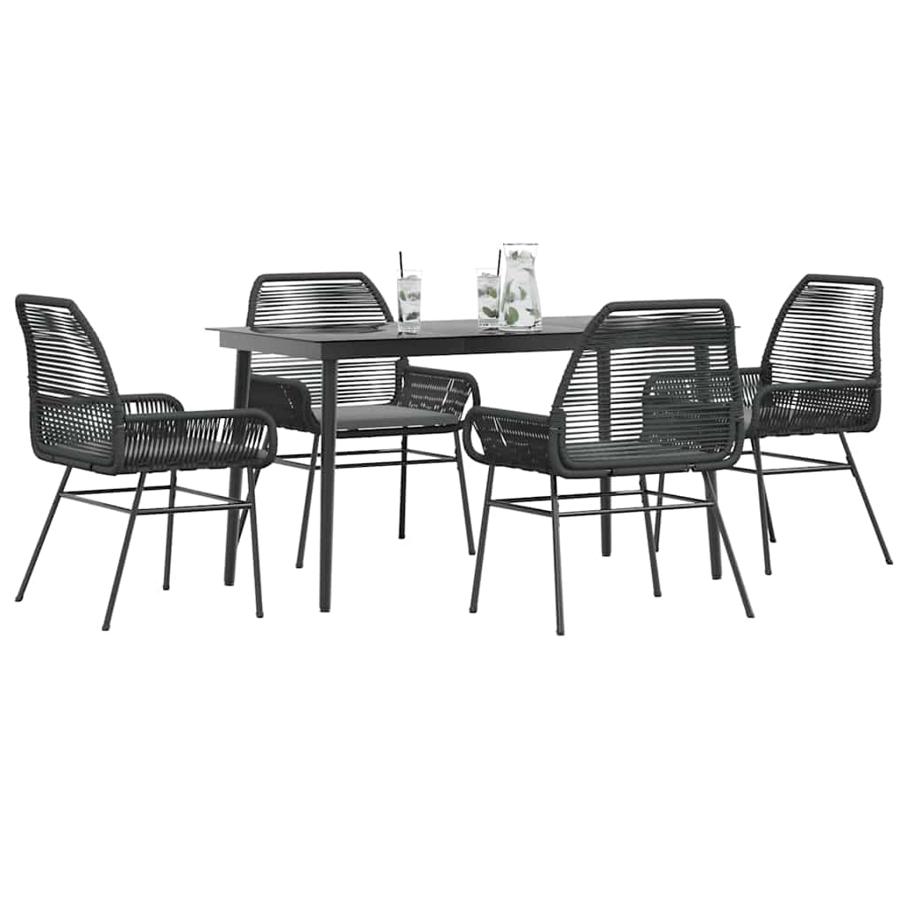 TopSellers-Garden Dining Set - 5 Piece Outdoor Furniture with Cushions