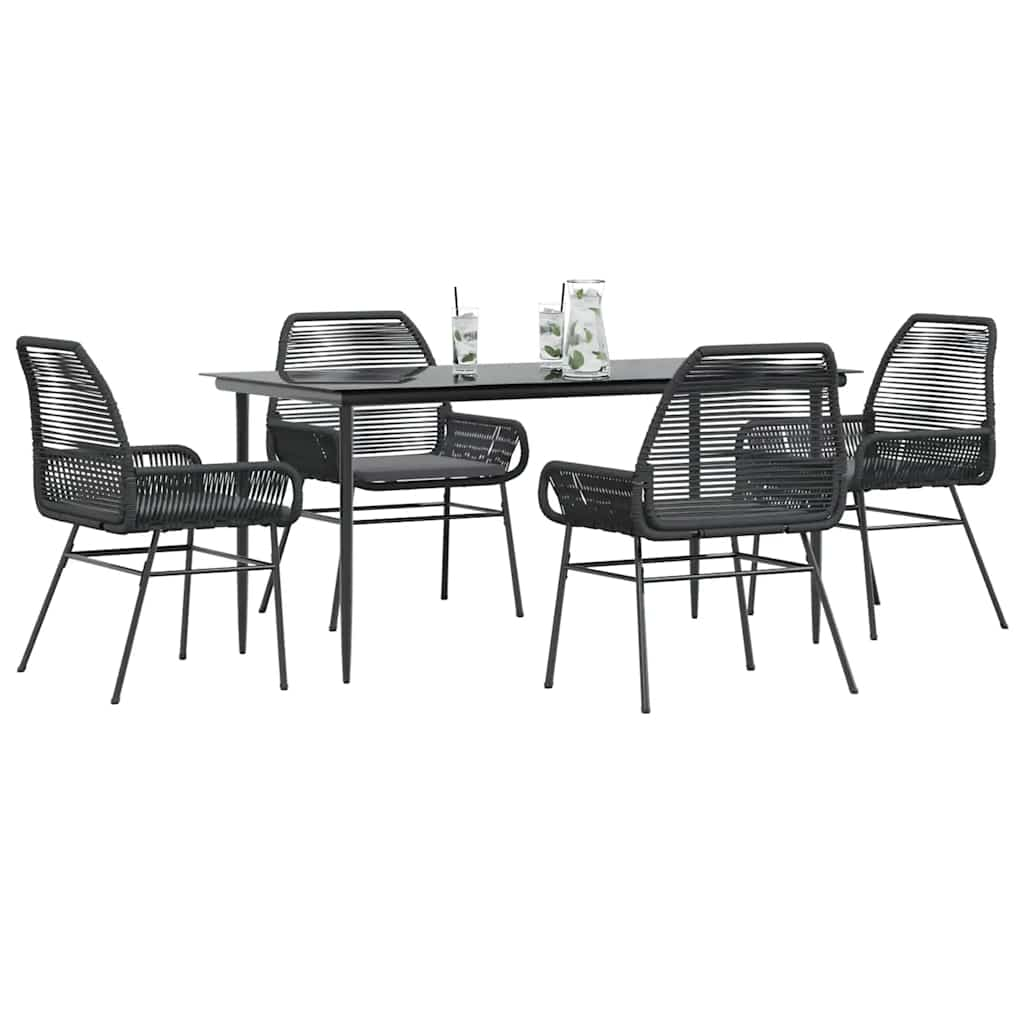 TopSellers-Garden Dining Set - 5 Piece Outdoor Furniture with Cushions