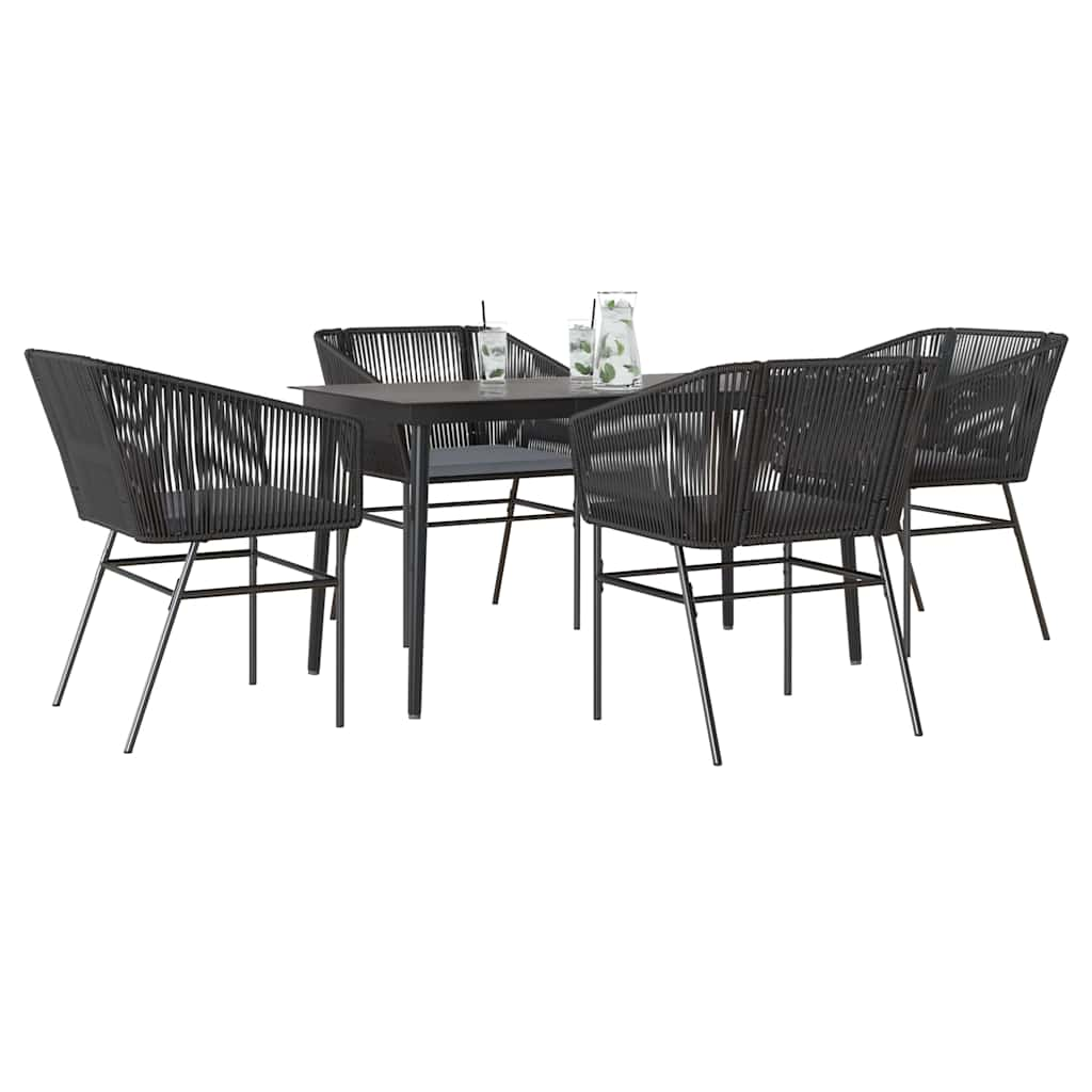 TopSellers-Garden Dining Set - 5 Piece Outdoor Furniture with Cushions