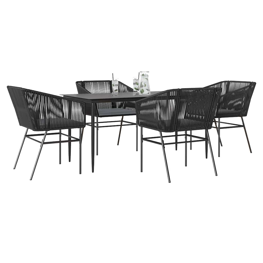 TopSellers-Garden Dining Set - 5 Piece Outdoor Furniture with Cushions