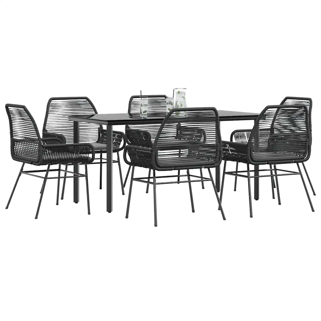 TopSellers-Garden Dining Set - 7 Piece Outdoor Furniture with Cushions