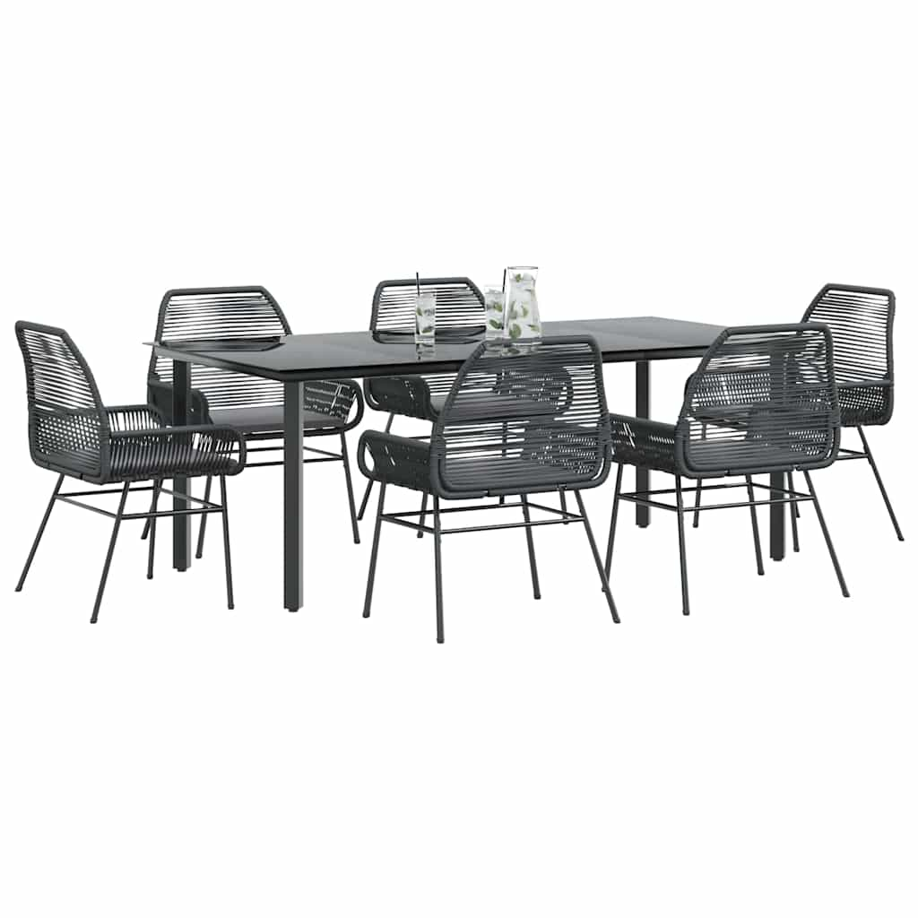 TopSellers-Garden Dining Set - 7 Piece Outdoor Furniture with Cushions