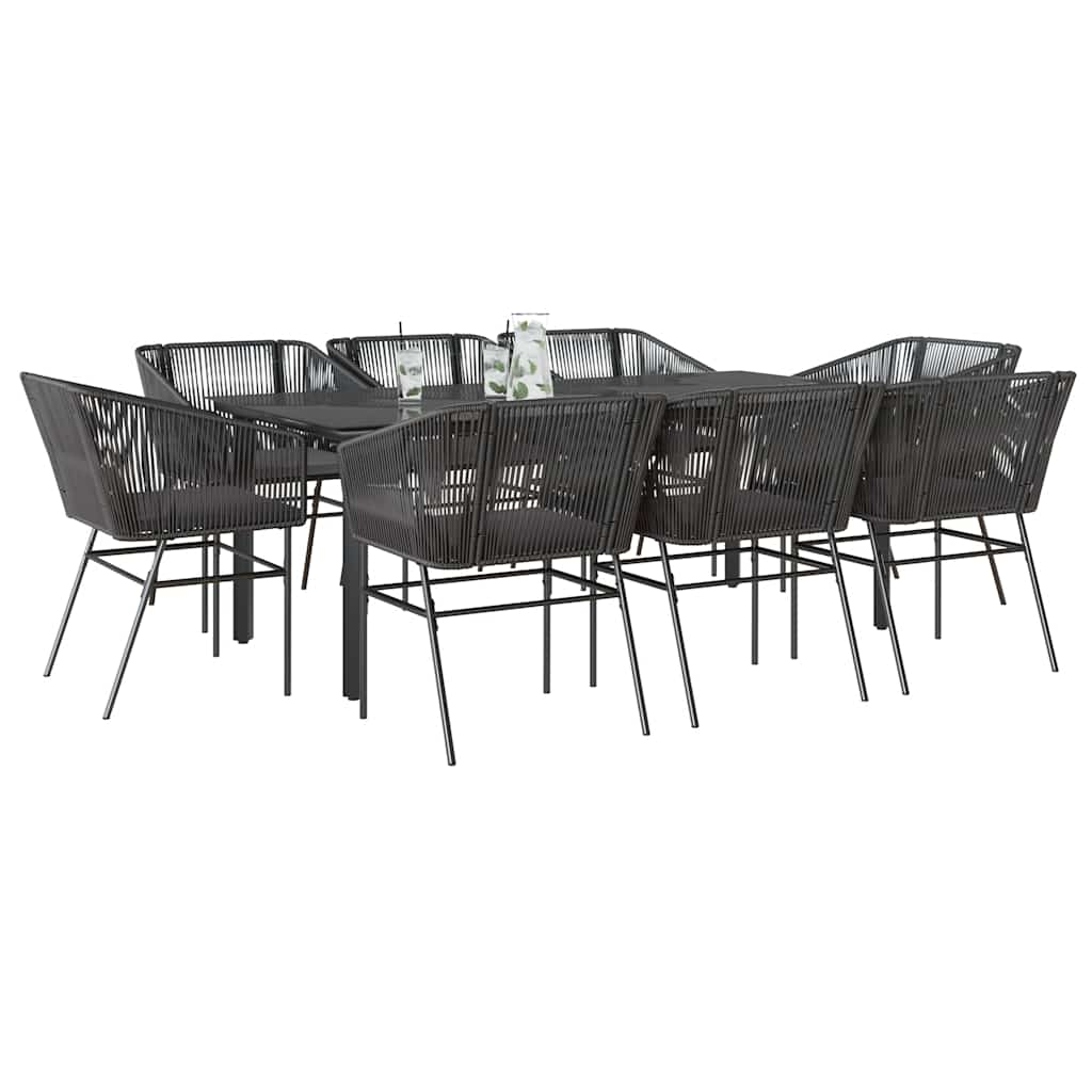 TopSellers-Garden Dining Set - 9 Piece Outdoor Furniture with Cushions