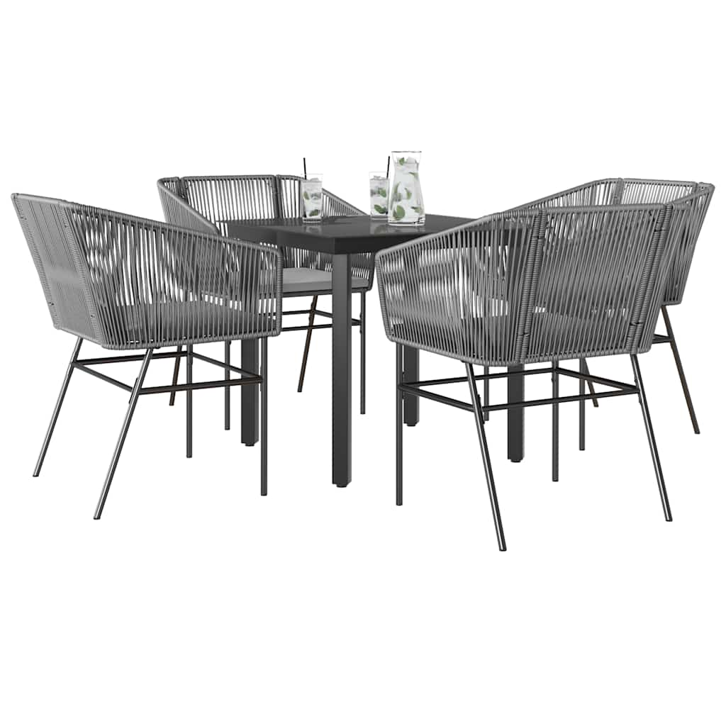 TopSellers-Garden Dining Set - 5 Piece Outdoor Furniture with Cushions