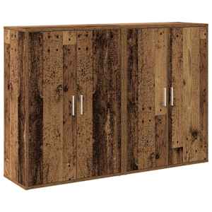 Servírovací skříň 2 pcs Staré dřevo 60 x 31 x 84 cm - obrázek 2