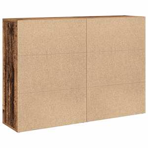 Servírovací skříň 2 pcs Staré dřevo 60 x 31 x 84 cm - obrázek 8