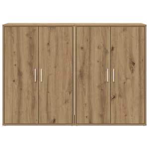Servírovací skříň 2 pcs Artisanový dub 60 x 31 x 84 cm - obrázek 6