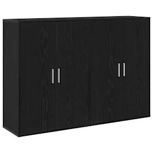 Servírovací skříň 2 pcs Černý dub 60 x 31 x 84 cm - obrázek 2