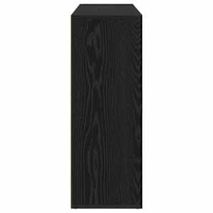 Servírovací skříň 2 pcs Černý dub 60 x 31 x 84 cm - obrázek 7