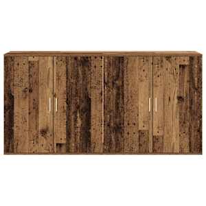 Servírovací skříň 2 pcs Staré dřevo 79 x 38 x 80 cm - obrázek 6