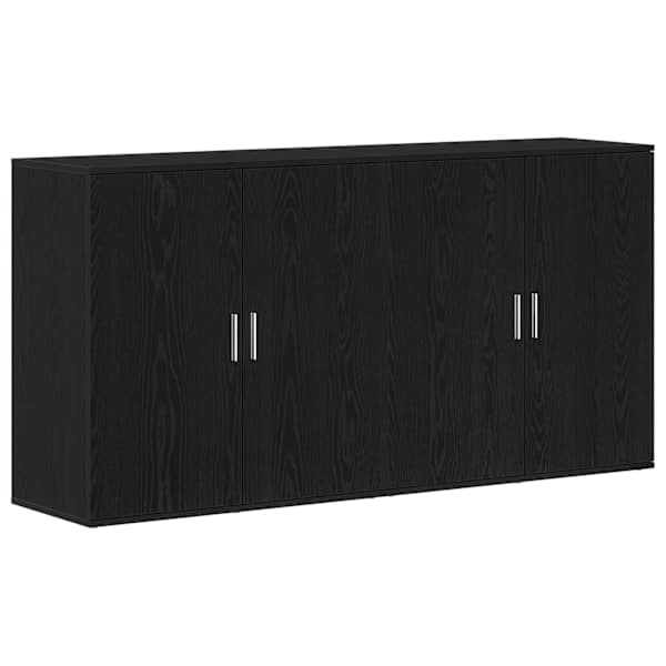 vidaXL K&otilde;ide 2 tk Must tamm 79 x 38 x 80 cm Tehispuit