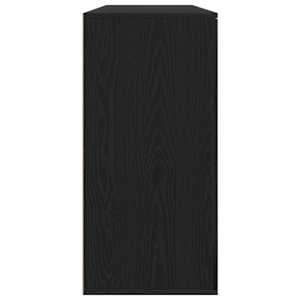 Servírovací skříň 2 pcs Černý dub 79 x 38 x 80 cm - obrázek 7