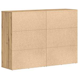 Servírovací skříň 2 pcs Artisanový dub 60 x 31 x 84 cm - obrázek 8
