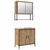vidaXL Vannitoa m&ouml;&ouml;bleset 2 tk Pruun 60 x 30 x 60 cm Tehispuit