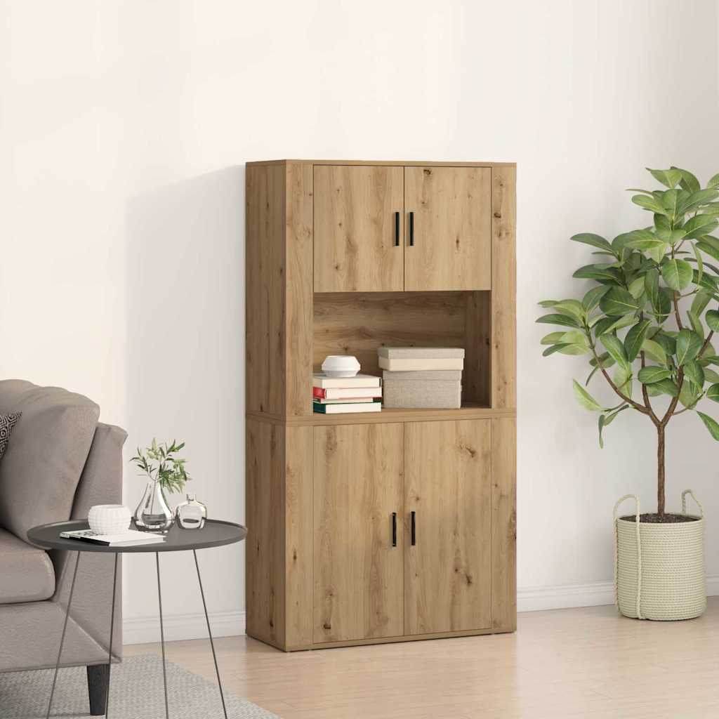 Kõrgete kapp Artisan Tamme 80x33x150 cm Tehispuit