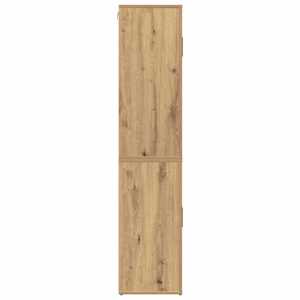 Vysoký bufet Artisanový dub 80 x 33 x 150 cm kompozitní dřevo - obrázek 7