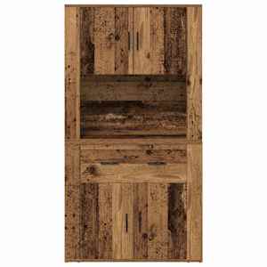 Highboard Staré dřevo 80 x 33 x 150 cm Kompozitní dřevo - obrázek 6