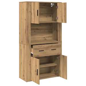 Highboard dub artisan 80 x 33 x 150 cm Kompozitní dřevo - obrázek 5