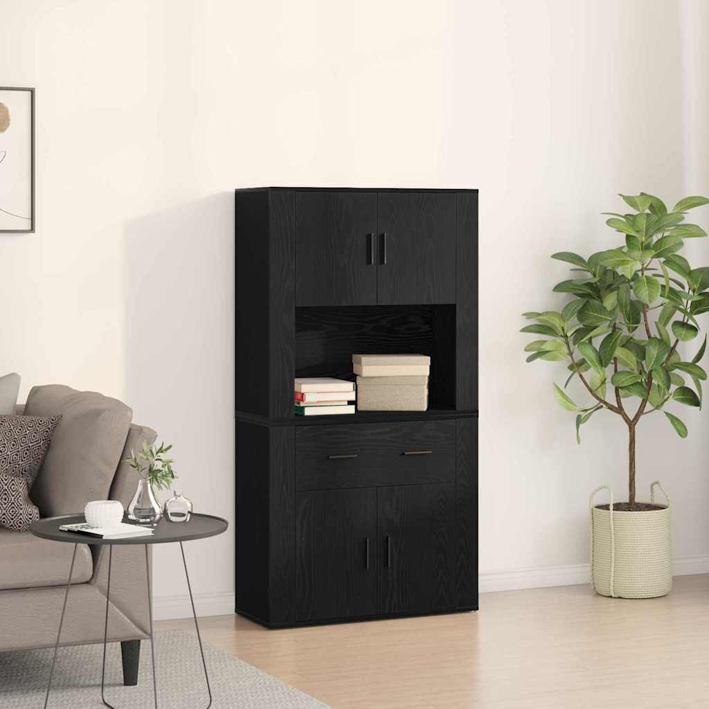 Highboard Must tamm 80x33x150 cm Tehispuit