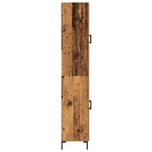 Vysoký bufet 2 pcs Staré dřevo 69,5 x 34 x 180 cm - obrázek 7
