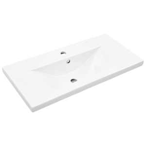 Sada koupelnového nábytku 3 pcs Černý dub kompozitní dřevo - obrázek 5