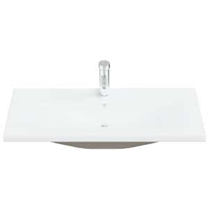 Sada koupelnového nábytku 4 pcs Černý dub kompozitní dřevo - obrázek 5